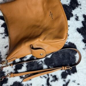 Coach Brown Leather Crossbody Bag